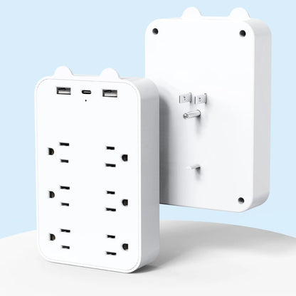 6-Outlet Power Strip with USB-C & Fast Charging Ports