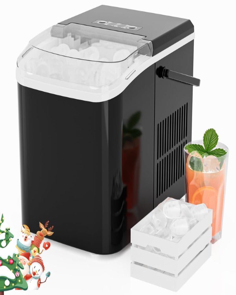 Countertop Ice Maker: 9 Cubes in 6 Min, Self - Cleaning Portable - Couple Of Items