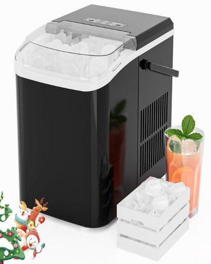 Countertop Ice Maker: 9 Cubes in 6 Min, Self - Cleaning Portable - Couple Of Items
