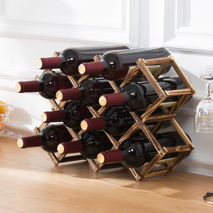 Stackable Wooden Wine Racks - 3, 5, 6, 10 Bottle Storage - Couple Of Items