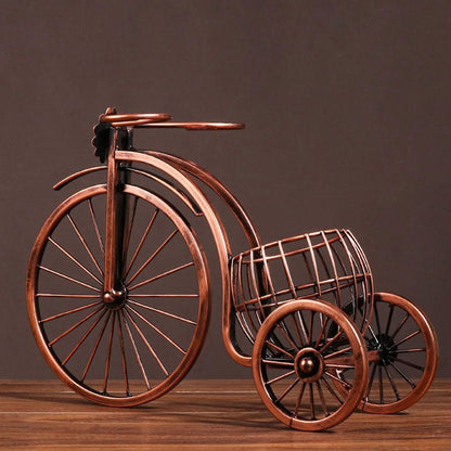 Wine Rack Carriage Bike Holder - Retro Iron Display Organizer - Couple Of Items